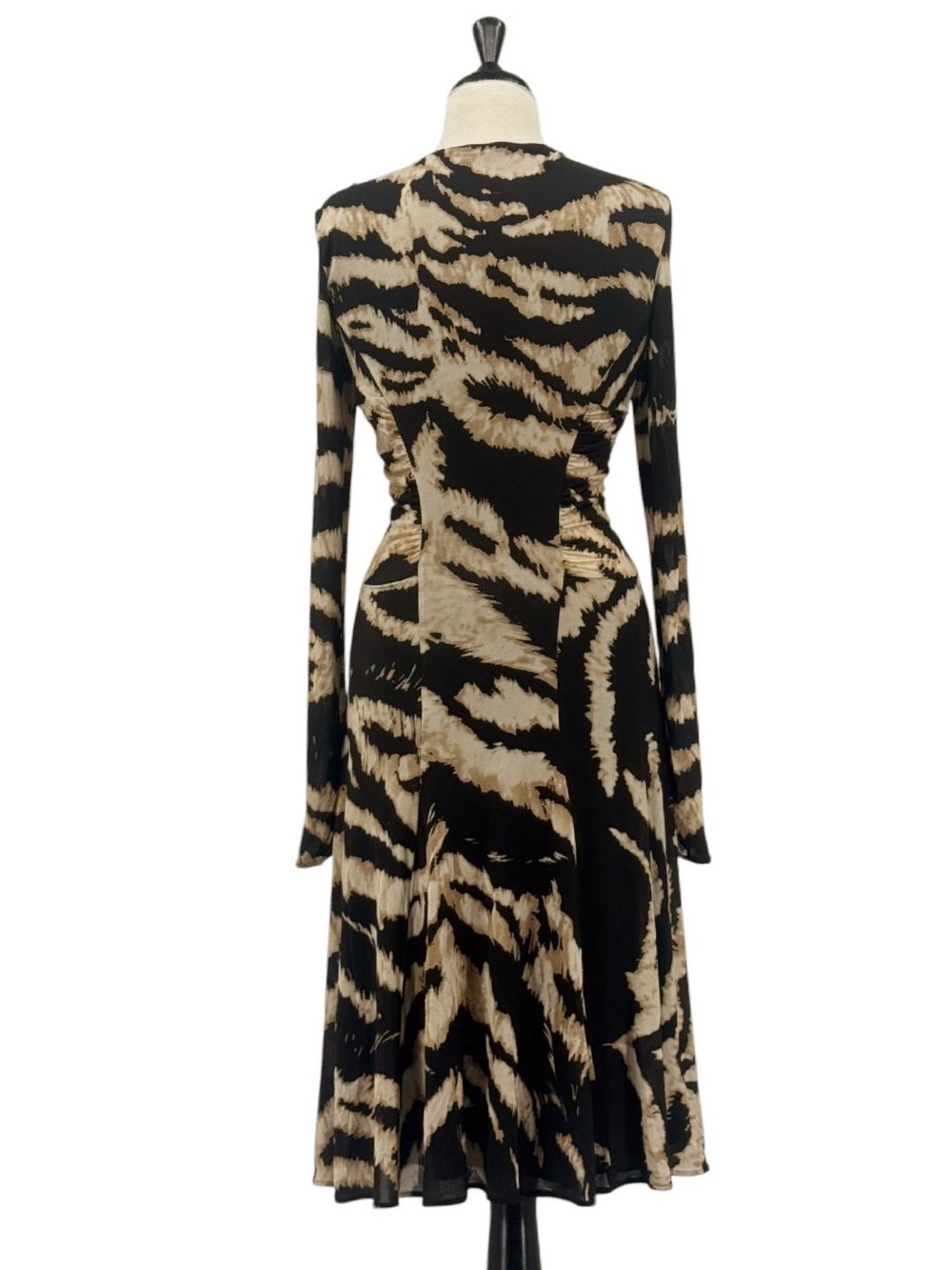 Roberto Cavalli Vintage Stretch Viscose Animal Print Dress - Picture 4 of 9